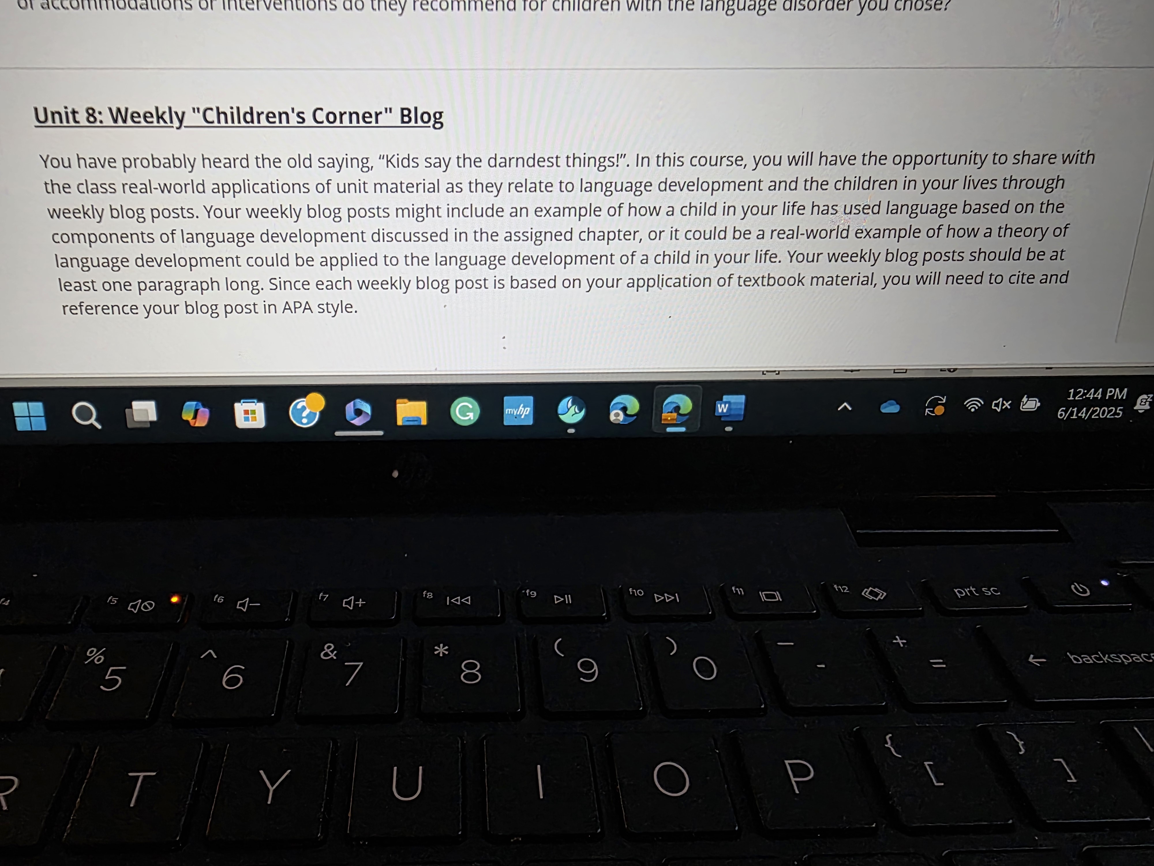 ns do they recommend for children with the