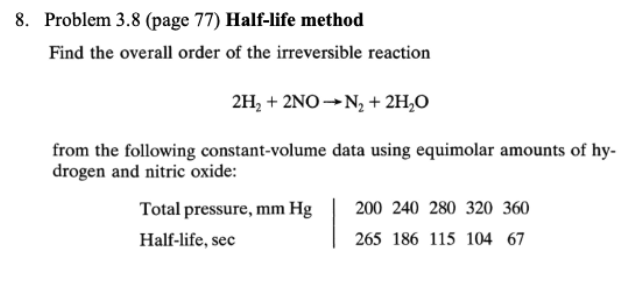 answer this question 8. Problem 3.8 (page 77)