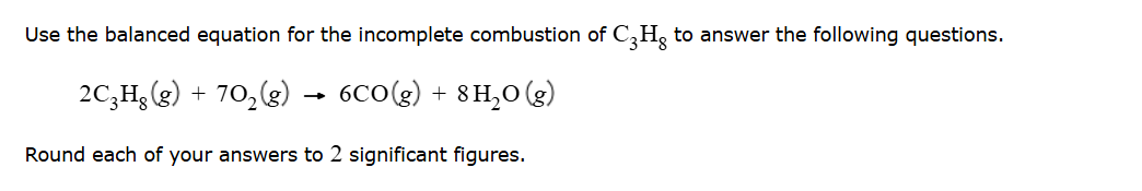How many moles of O? are needed to react