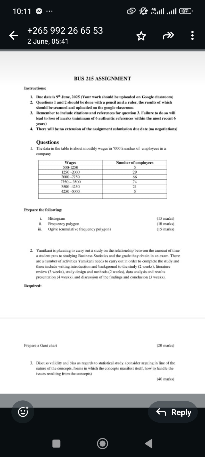 10:11 ~ ... +265 992 26 65 53 . .. 2 June, 05:41