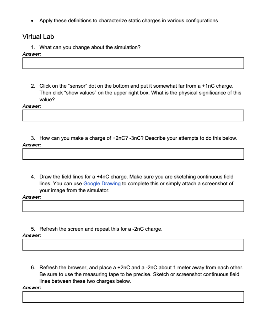 Introductory to Physics: LAB 3 Instructions: