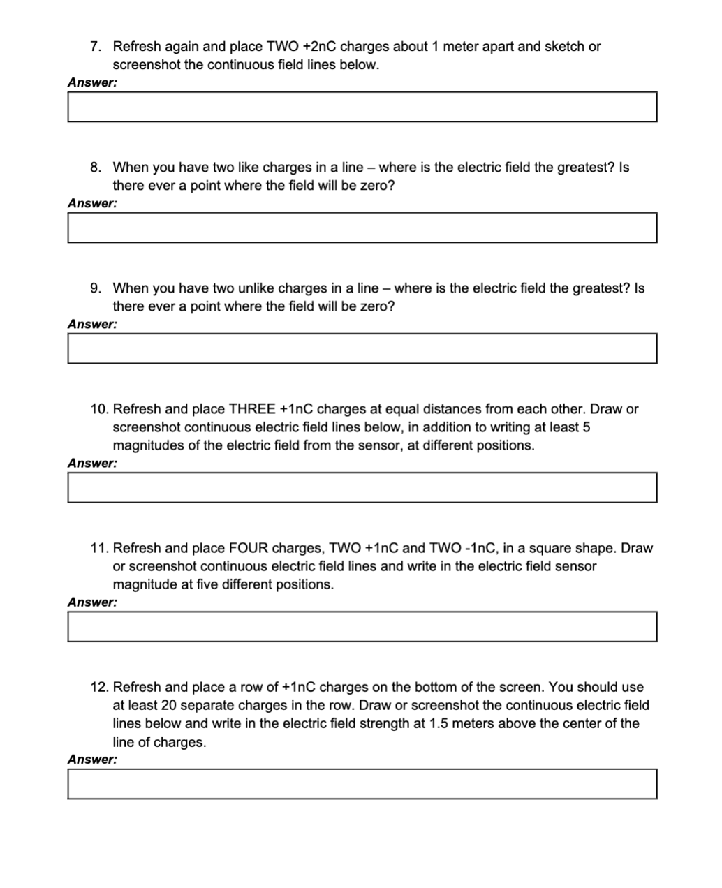 Introductory to Physics: LAB 3 Instructions: