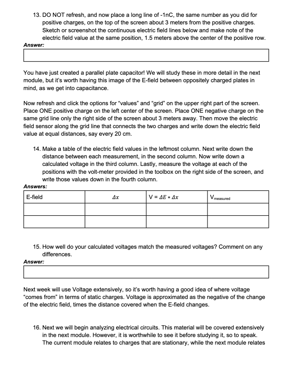 Introductory to Physics: LAB 3 Instructions: