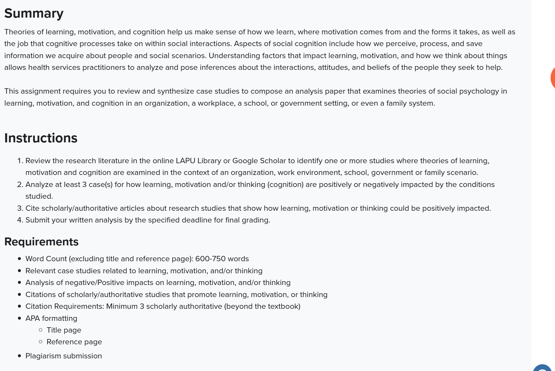 this is my assignment just to refresh your