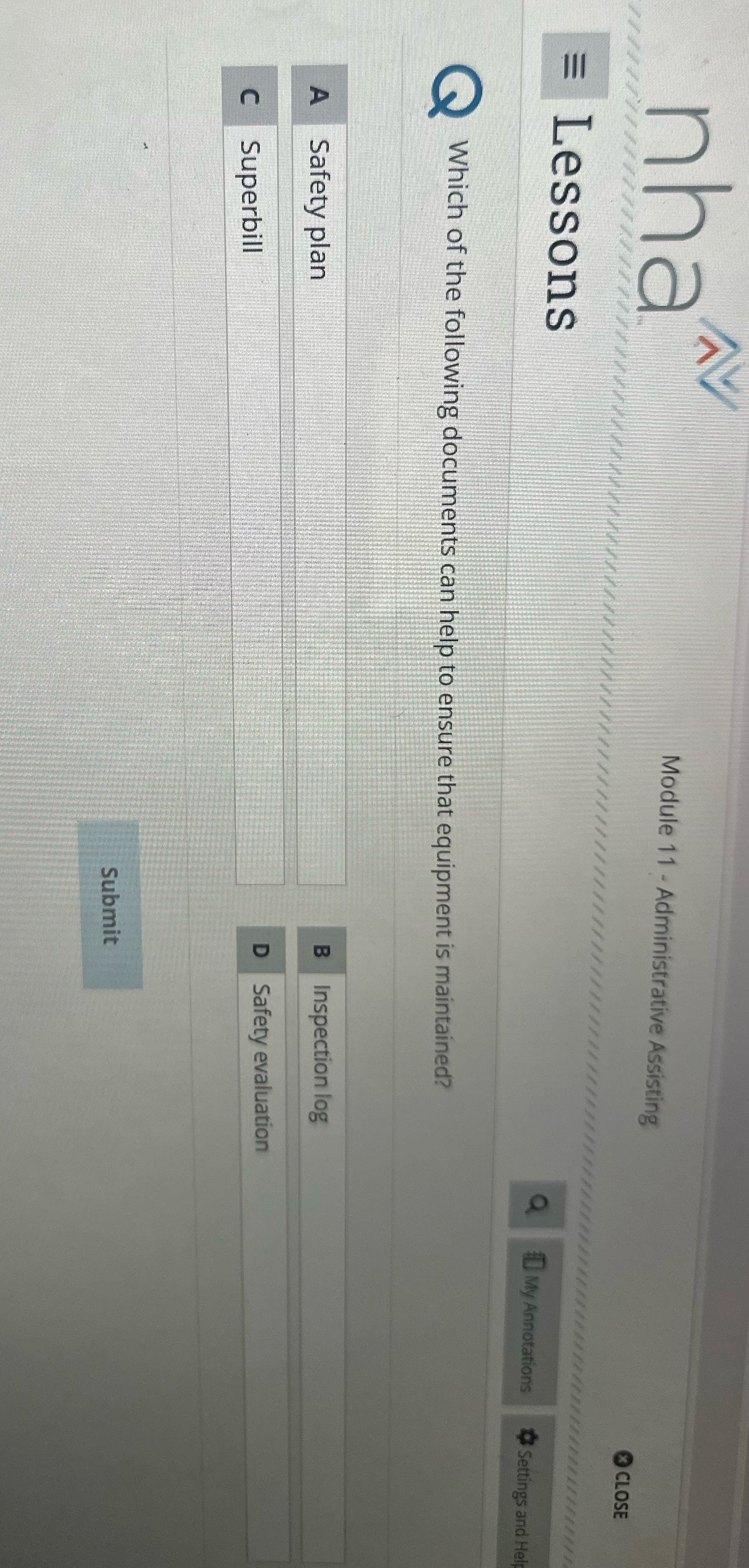 nha Module 11 - Administrative Assisting CLOSE