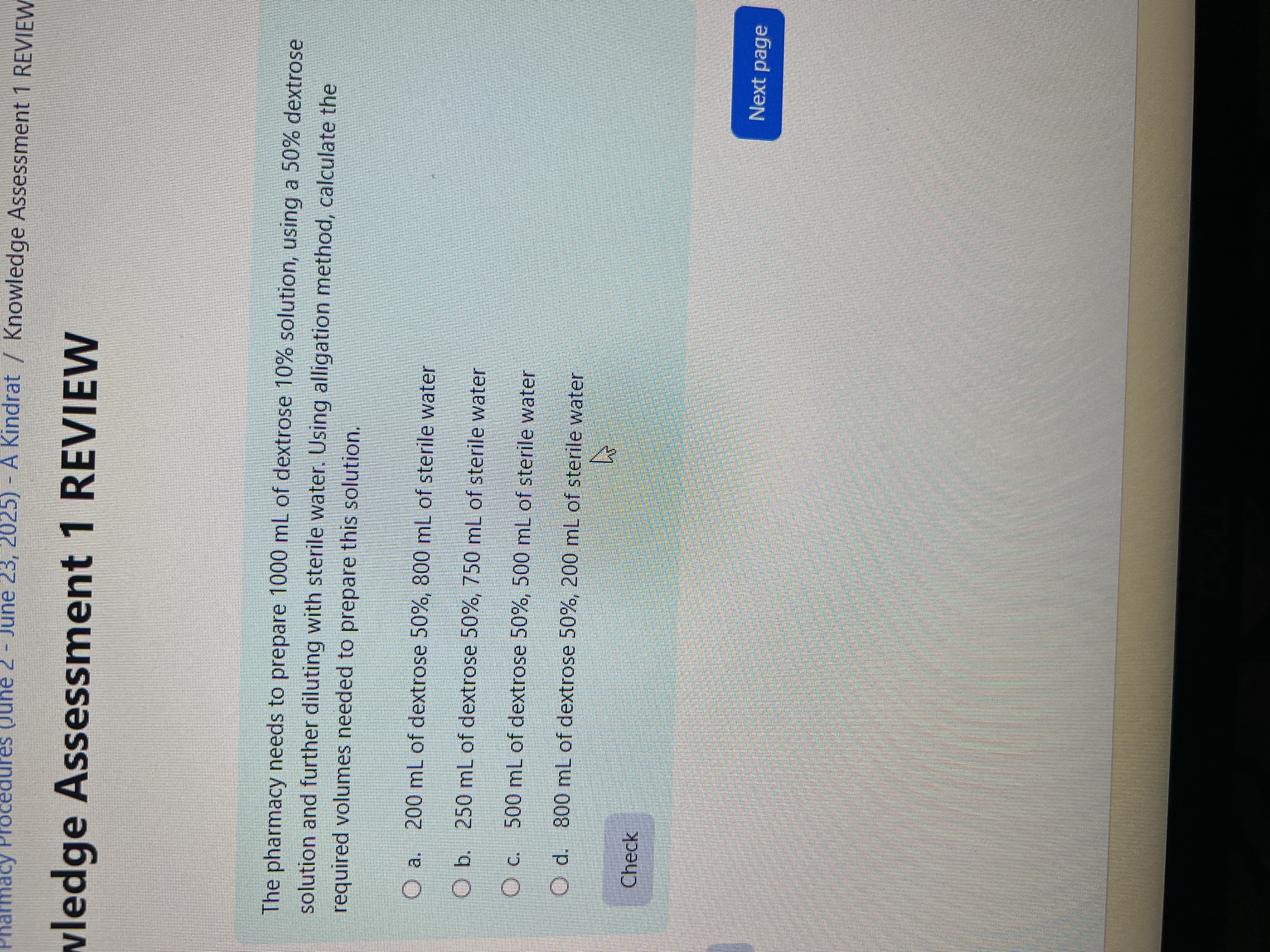 Answer roceau s (June 2 - June 23, 2025) - A