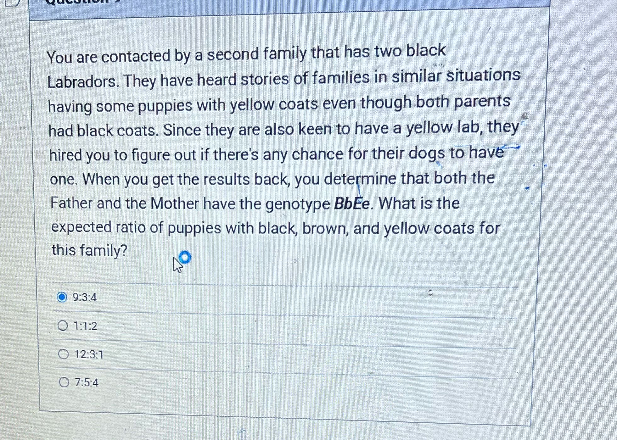 You are contacted by a second family that has two