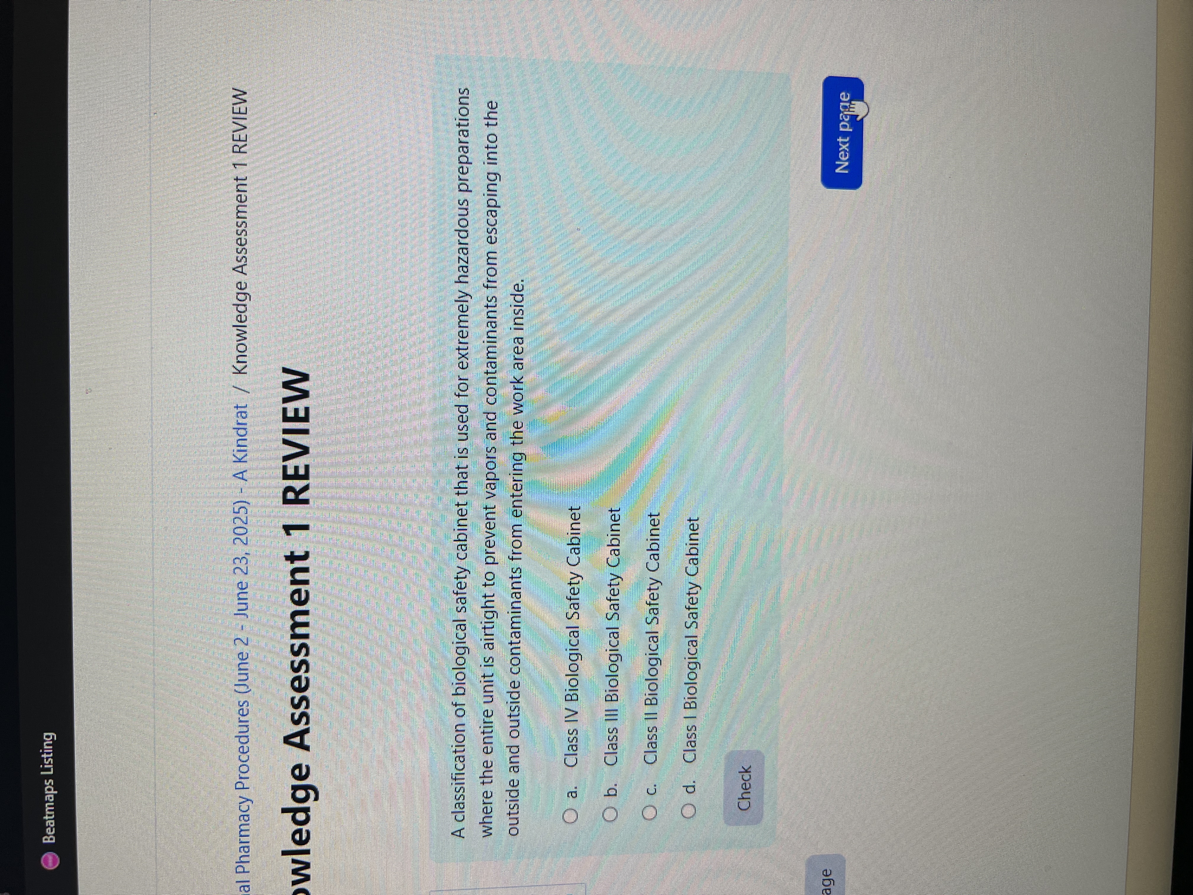 Answer Beatmaps Listing al Pharmacy Procedures