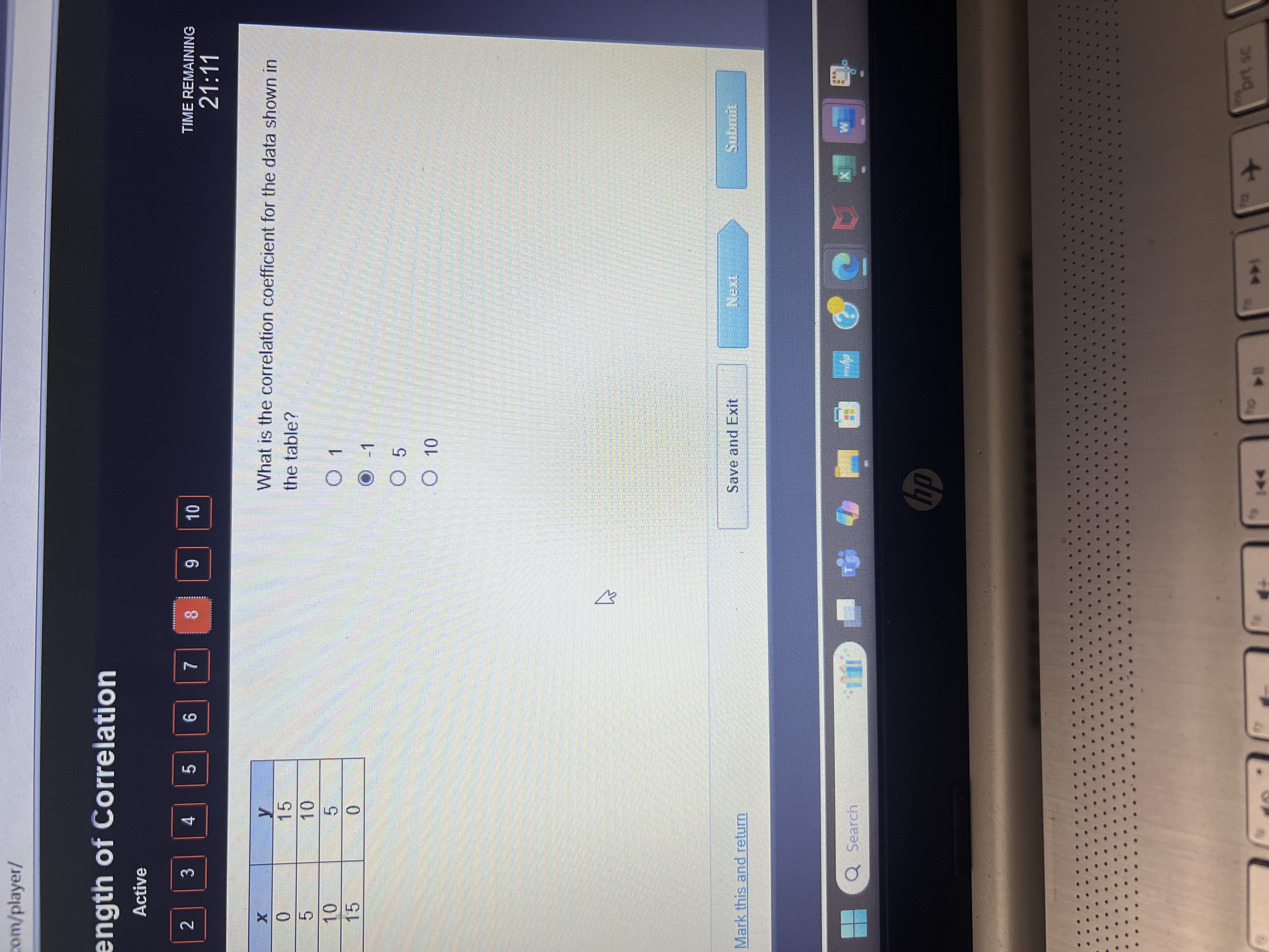 com/player/ ength of Correlation Active 2 3 4 5 6