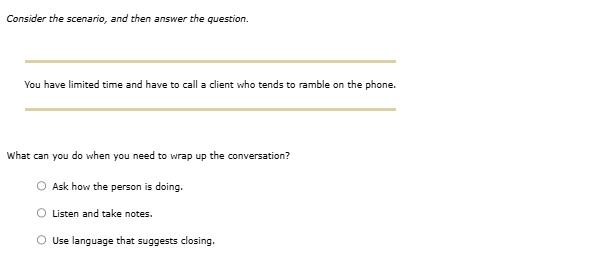 solve Consider the scenario, and then answer the