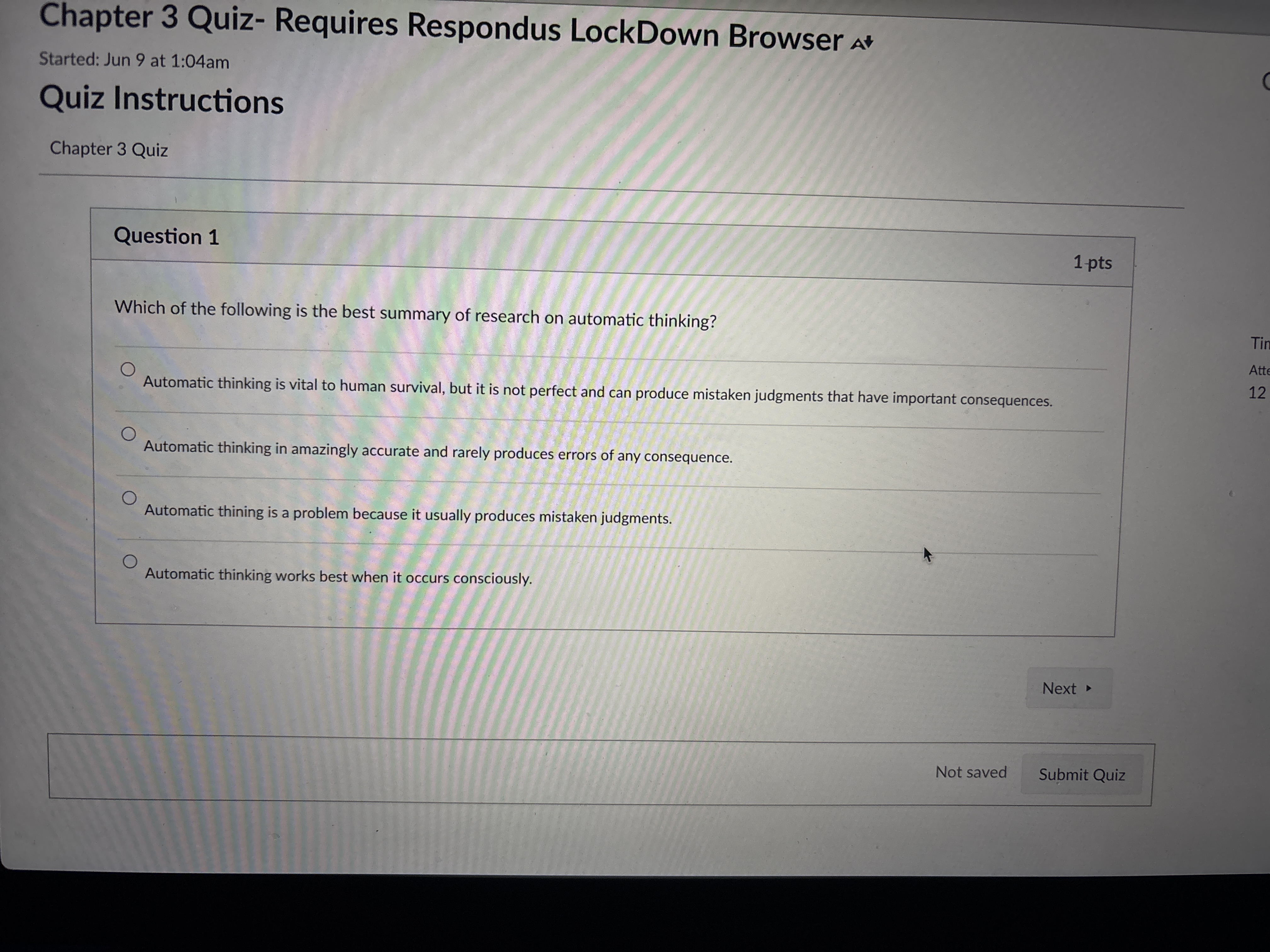 answer Chapter 3 Quiz- Requires Respondus
