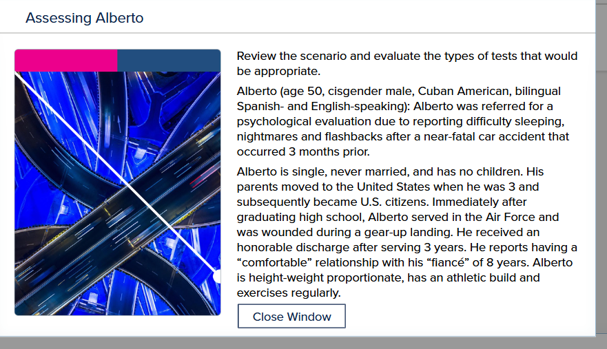 which objective test would be most appropriate