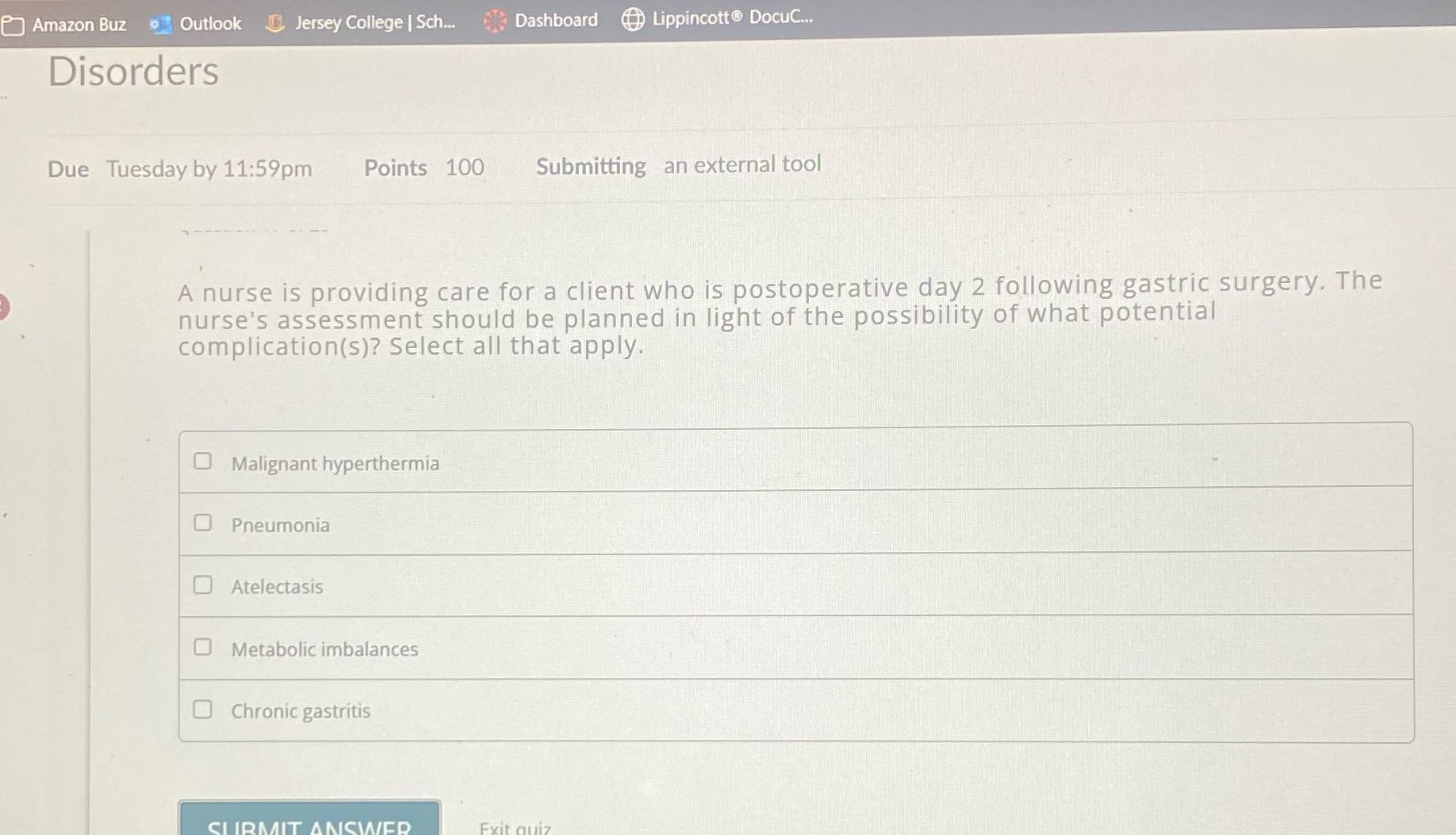 Amazon Buz . Outlook . Jersey College | Sch.