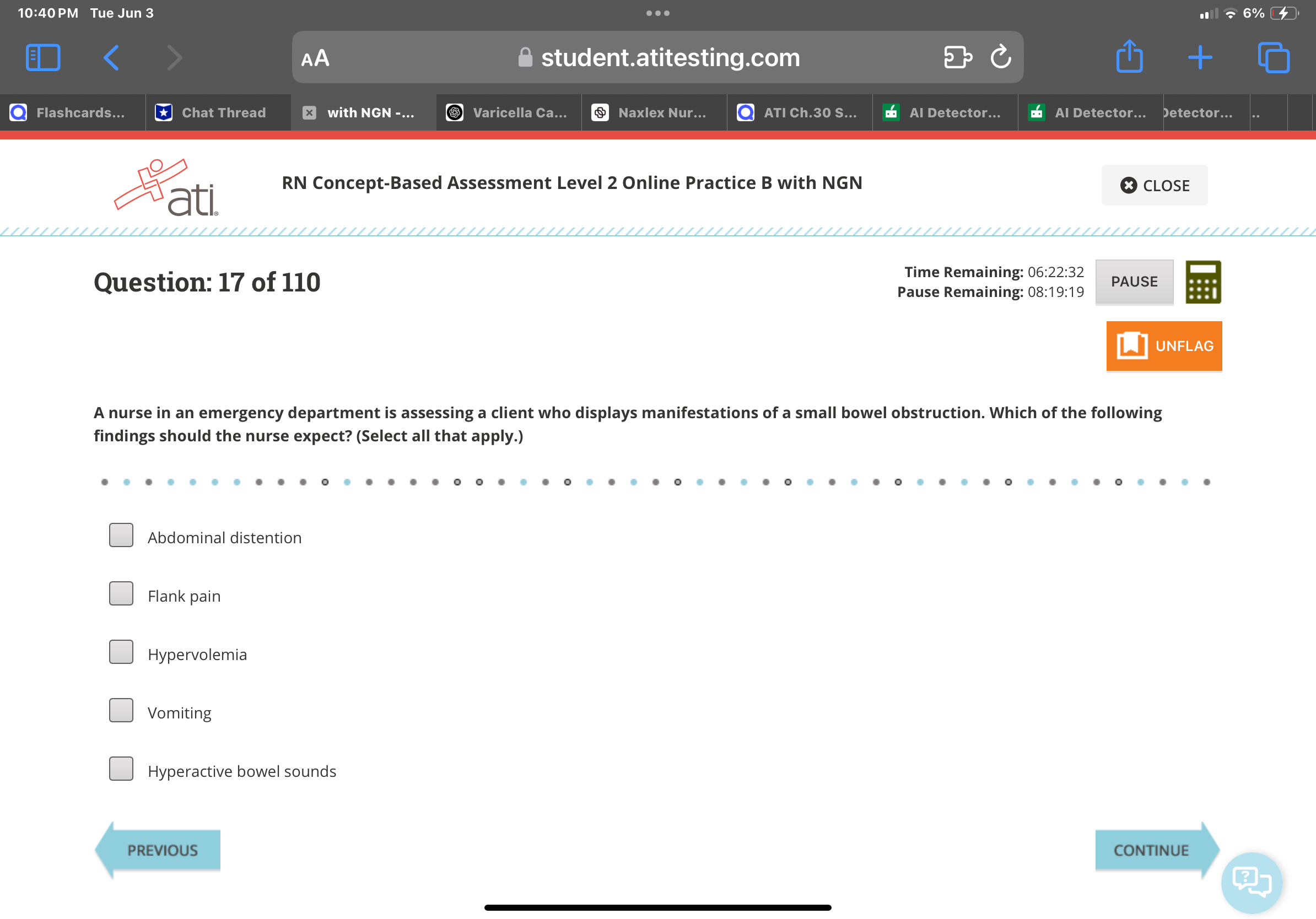 Answer please 10:40 PM Tue Jun 3 1 6% AA