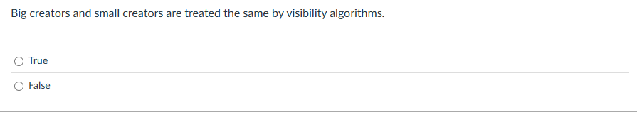 answer Big creators and small creators are