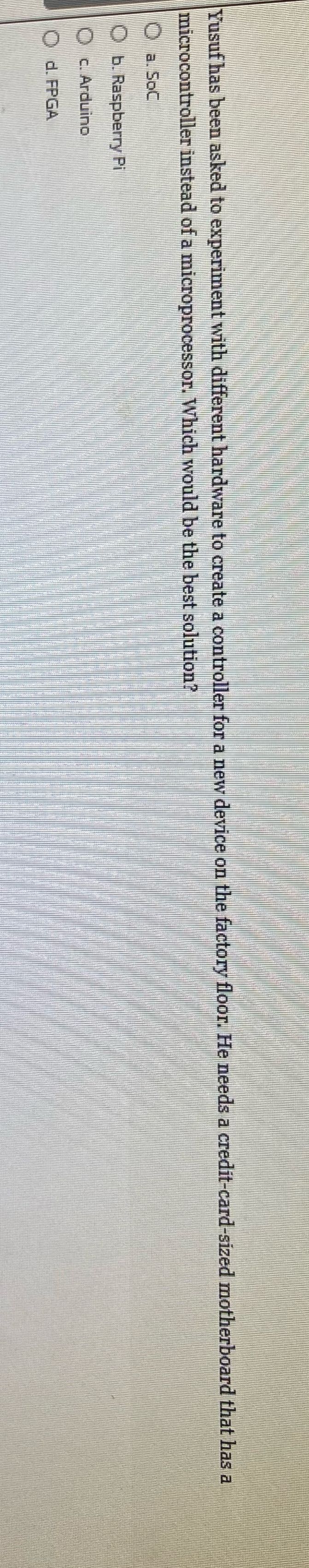 Yusuf has been asked to experiment with different