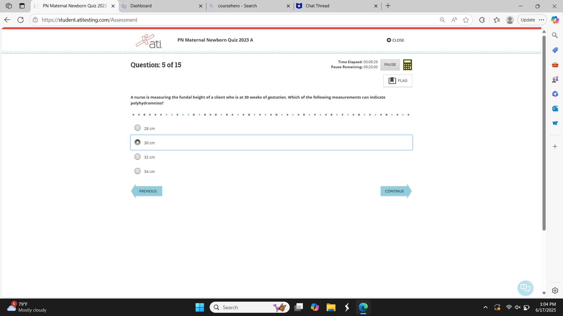 answer this 1PN Maternal Newborn Quiz 2023 x