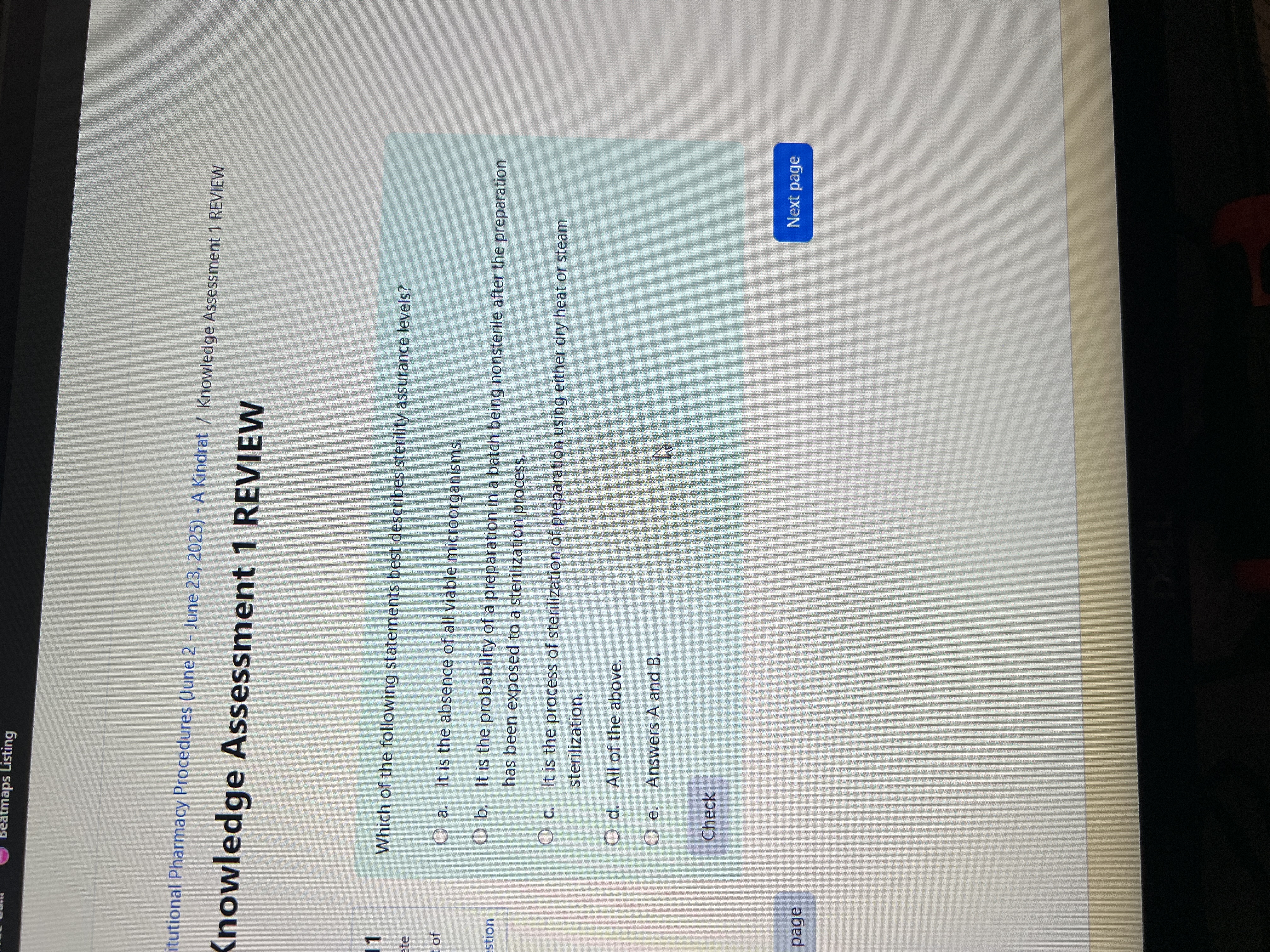 Answer atmaps Listing itutional Pharmacy