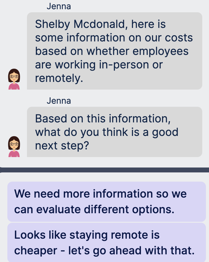 Narrator That's right! Non-programmed