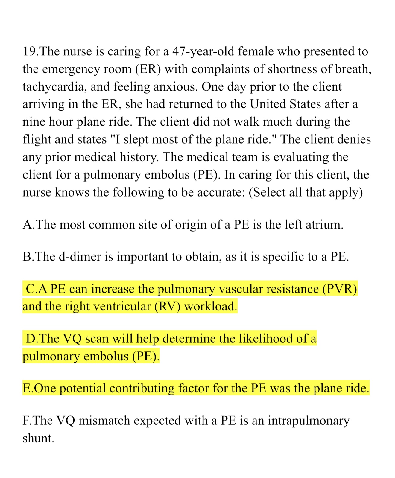 1.The nurse is caring for a client admitted with