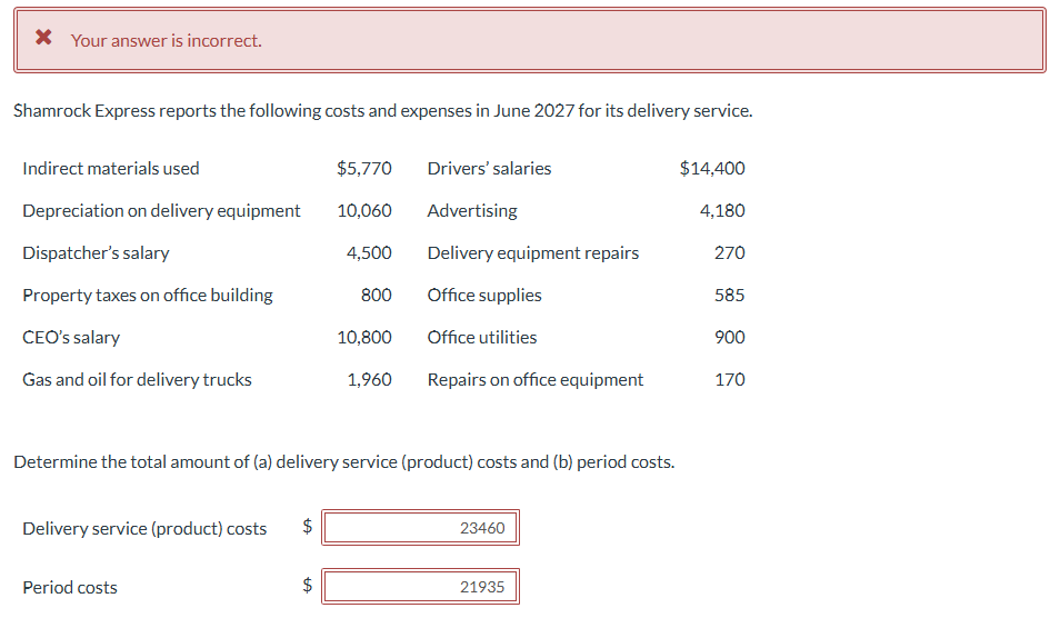 ANSWER THE QUESTION PLEASE % Your answer is