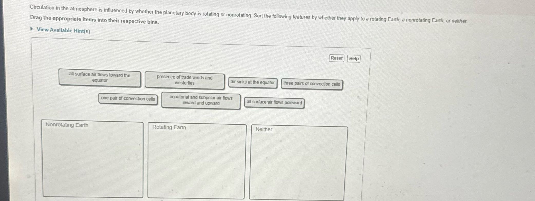 ? Circulation in the atmosphere is influenced by