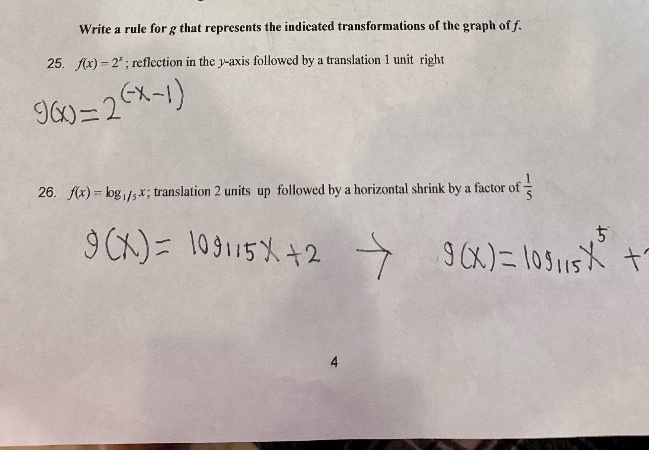 please answer 25 and 26 and show work. Thanks.