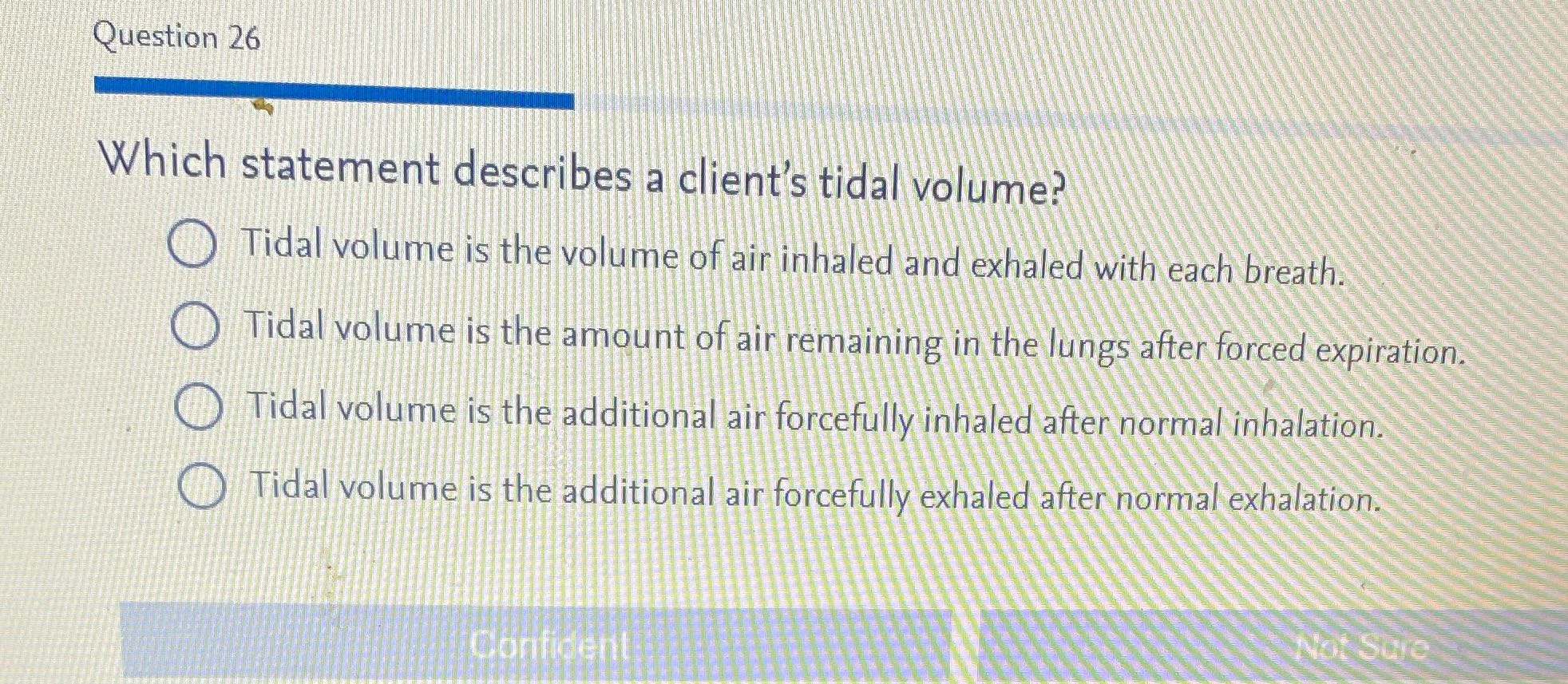 Question 26 Which statement describes a