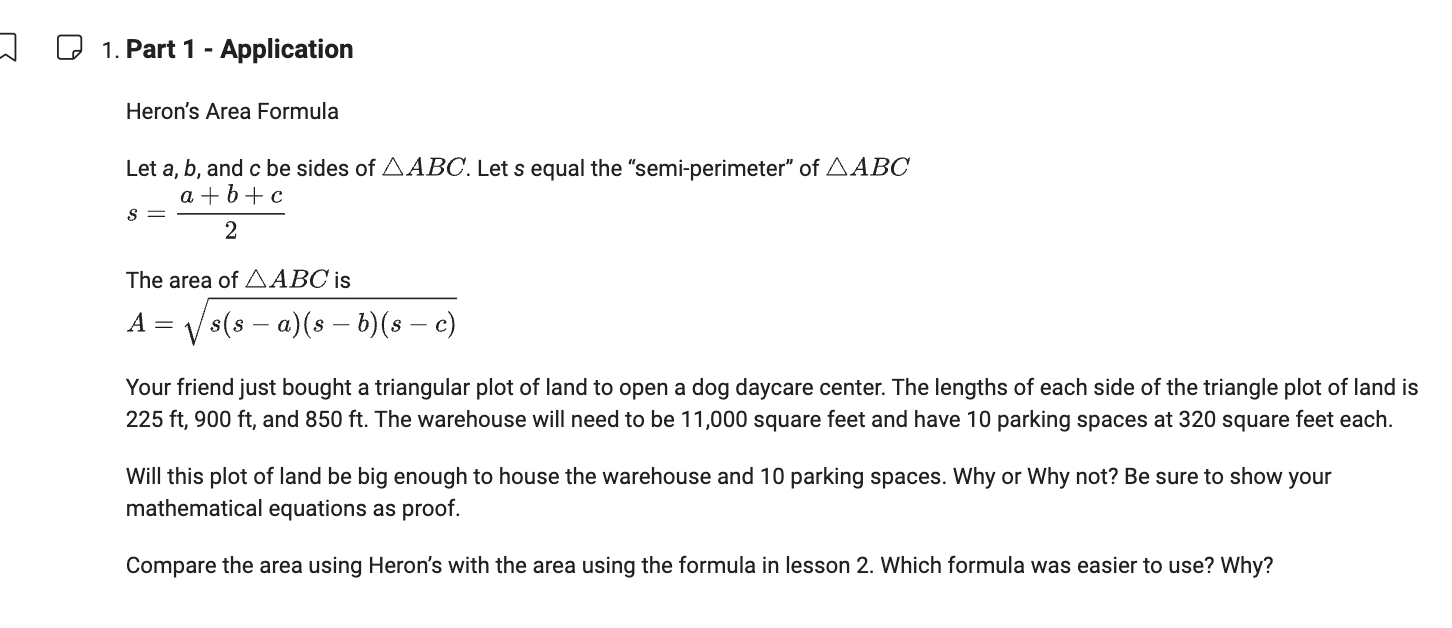 Solve this math problem correctly ~] G 1.Part1 -