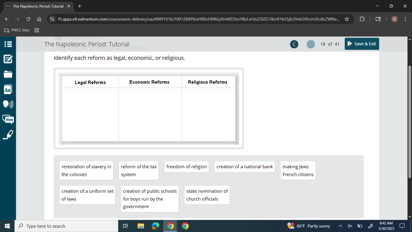 Help me get a answer - The Napoleonic Period: