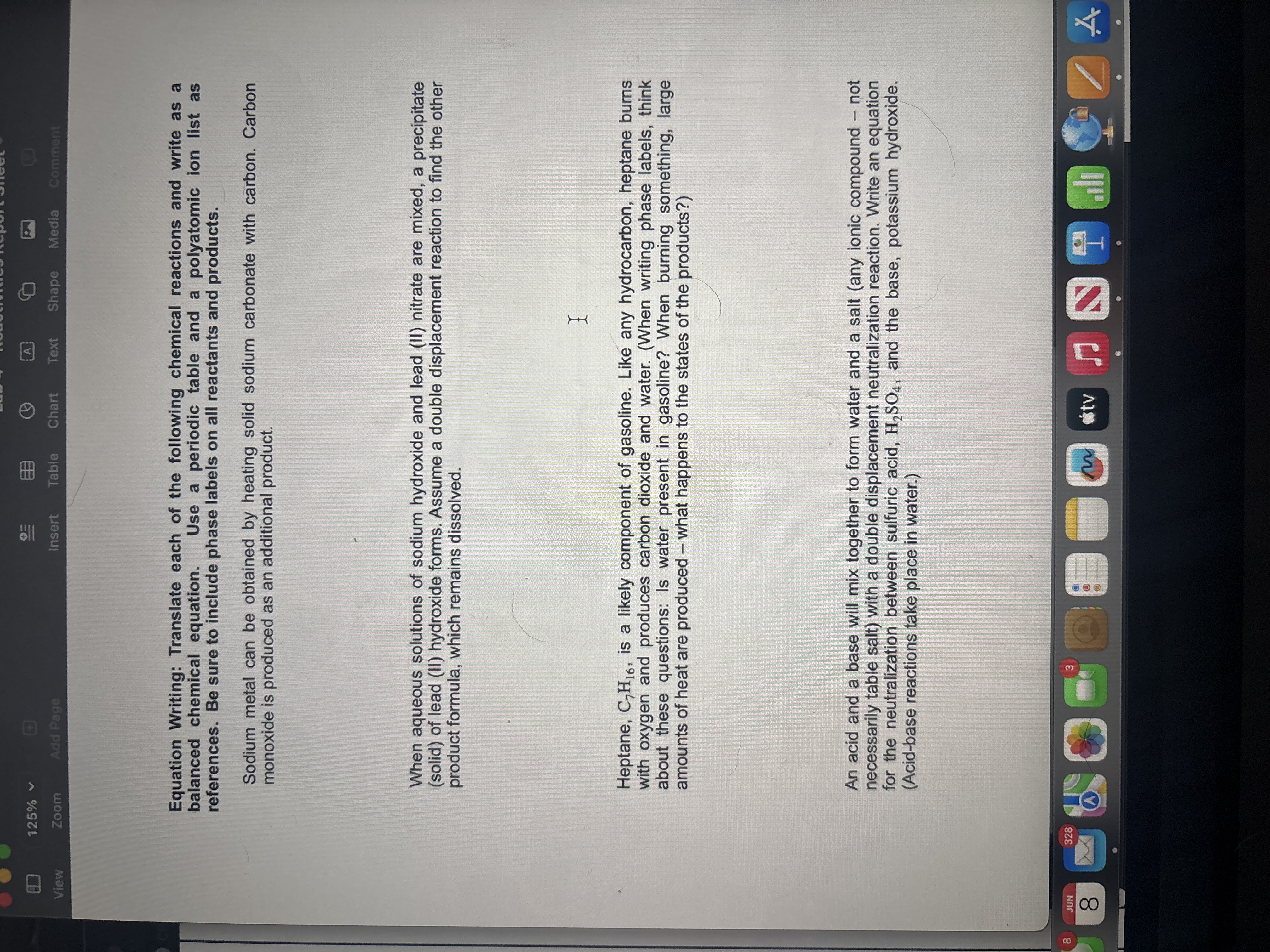 answer questions 125% v A View Zoom Add Page