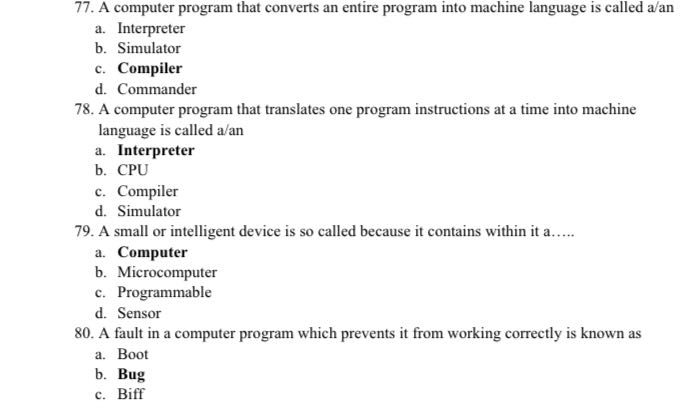 77. A computer program that converts an entire