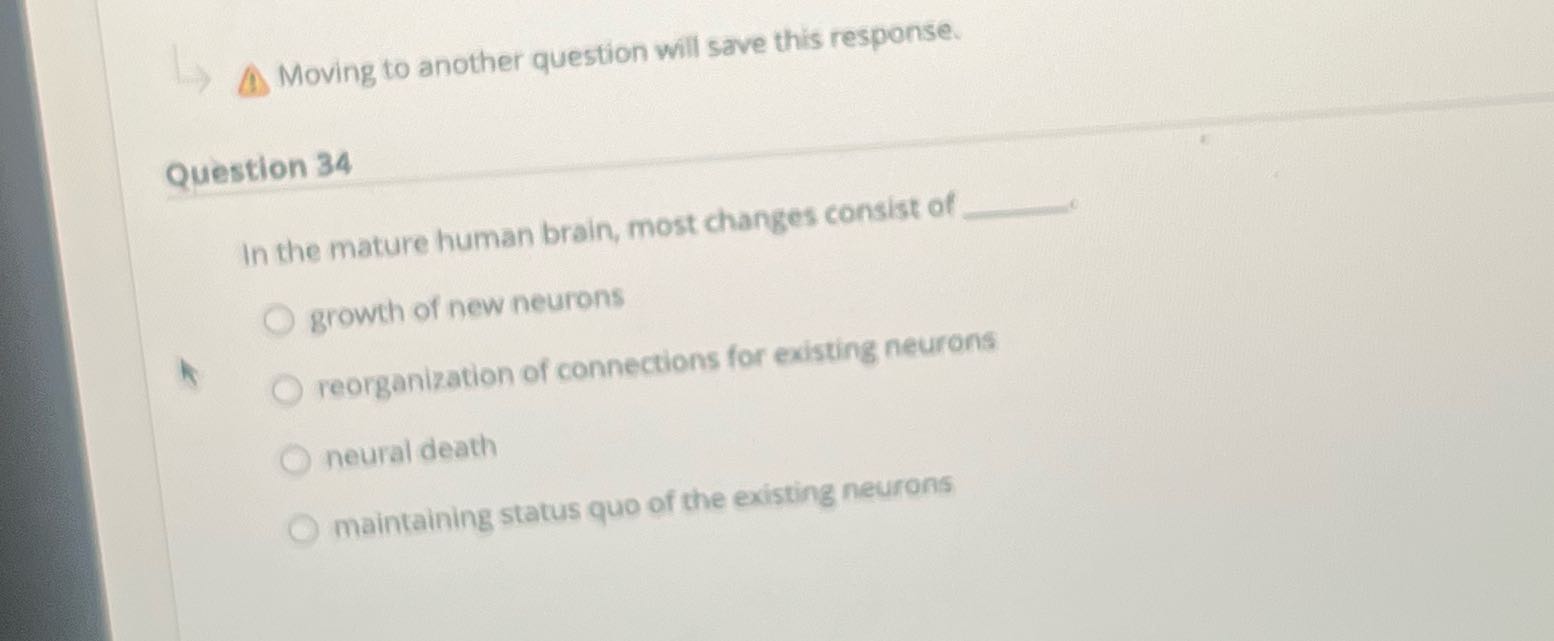 Moving to another question will save this