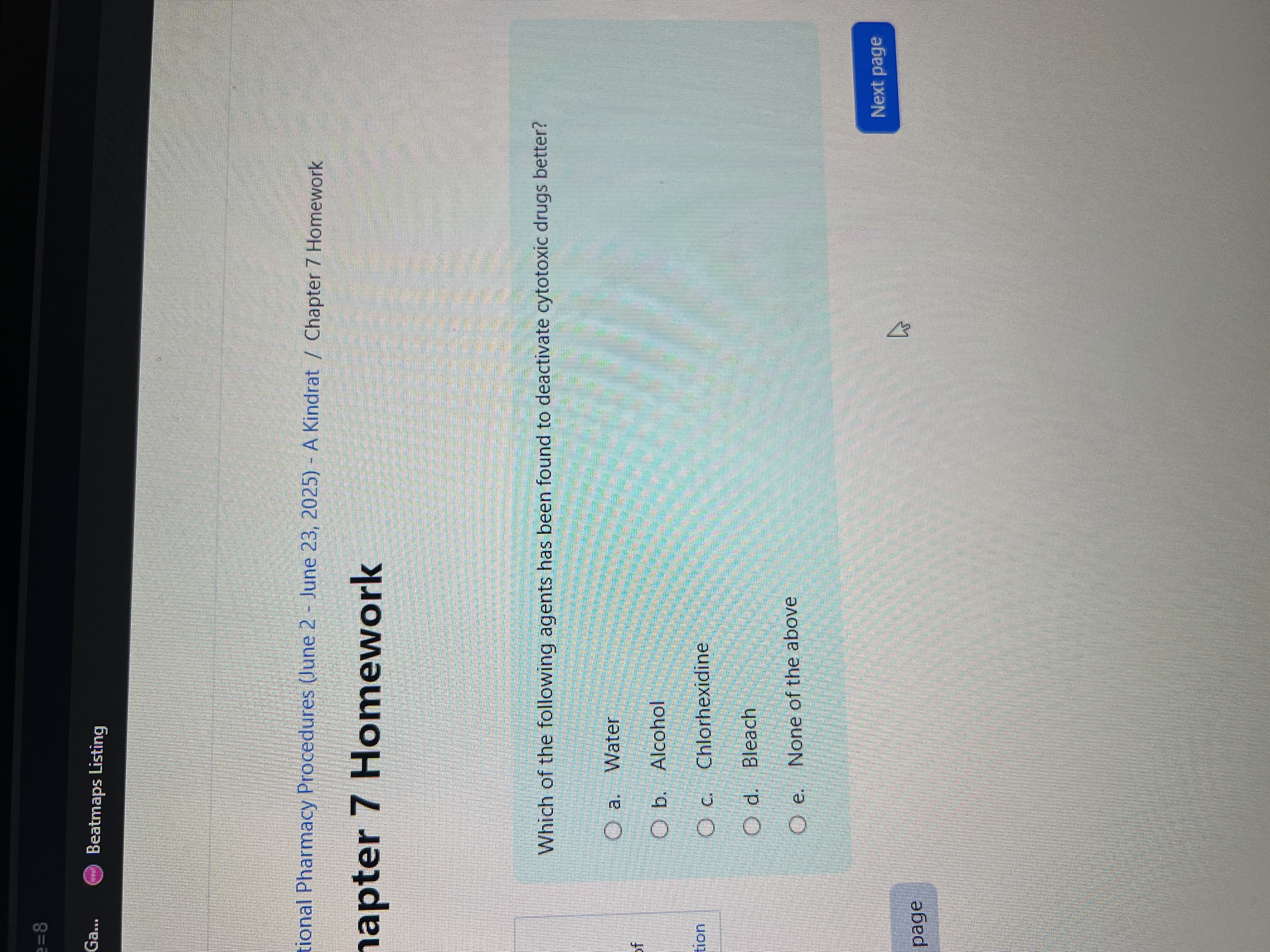 Answer =8 Ga... Beatmaps Listing tional Pharmacy