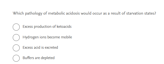 answer this Which pathology of metabolic acidosis