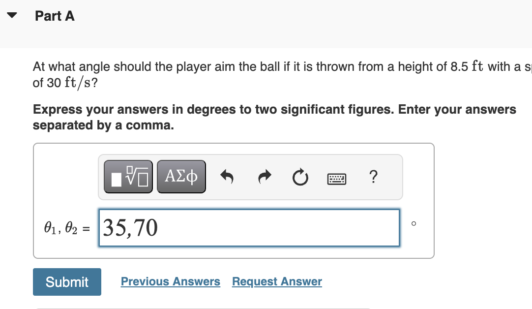 please help Part A At what angle should the
