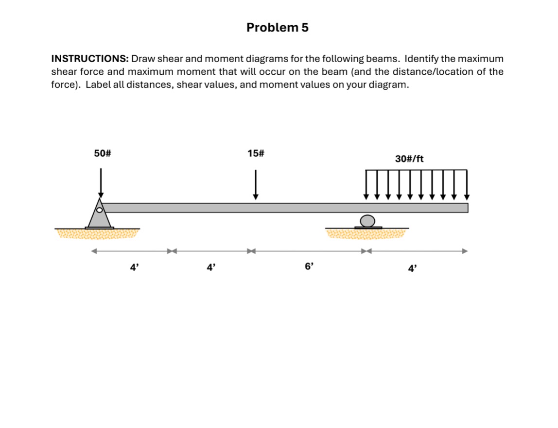 Help solve, please Problem 5 INSTRUCTIONS: Draw