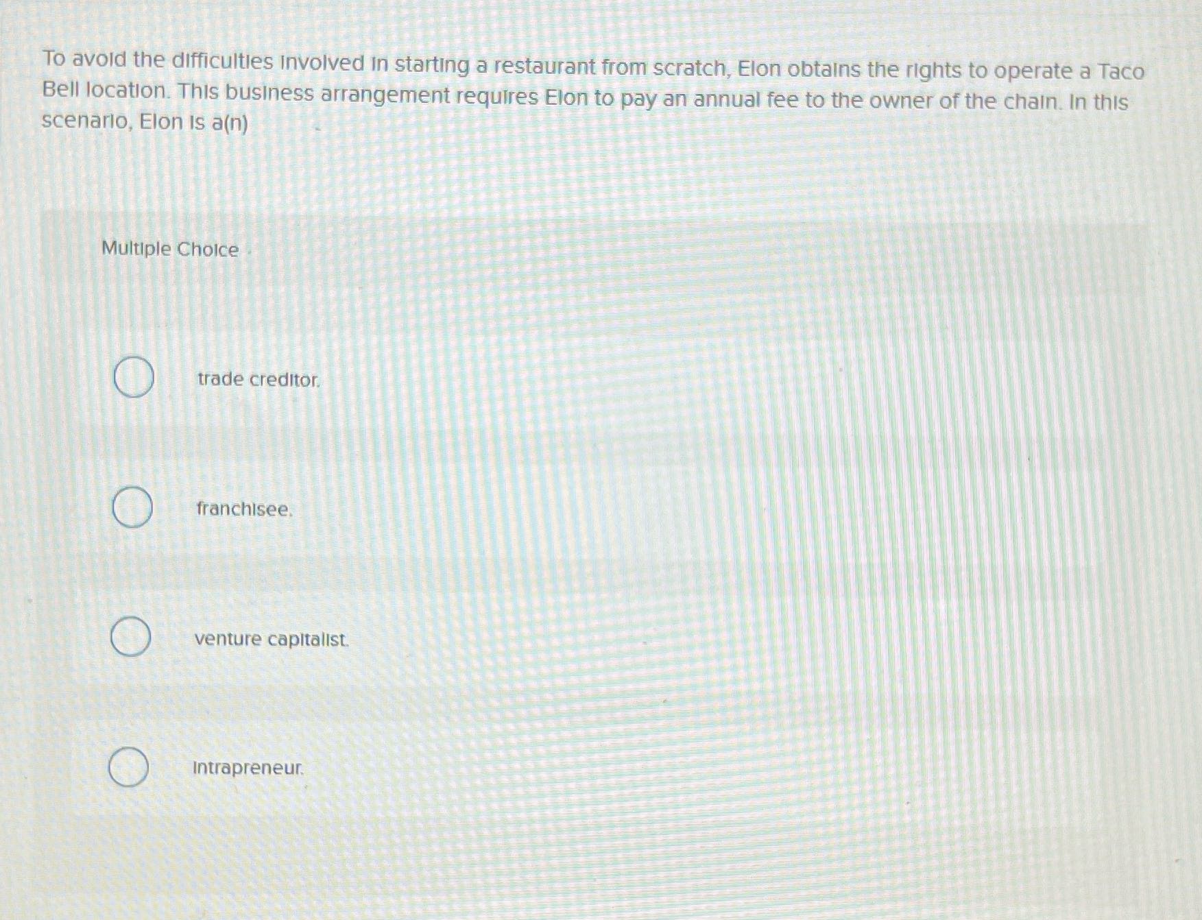 To avoid the difficulties Involved in starting a