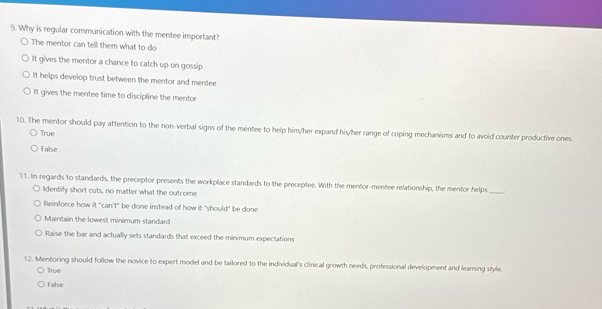 3. Why is regular communication with the mentee