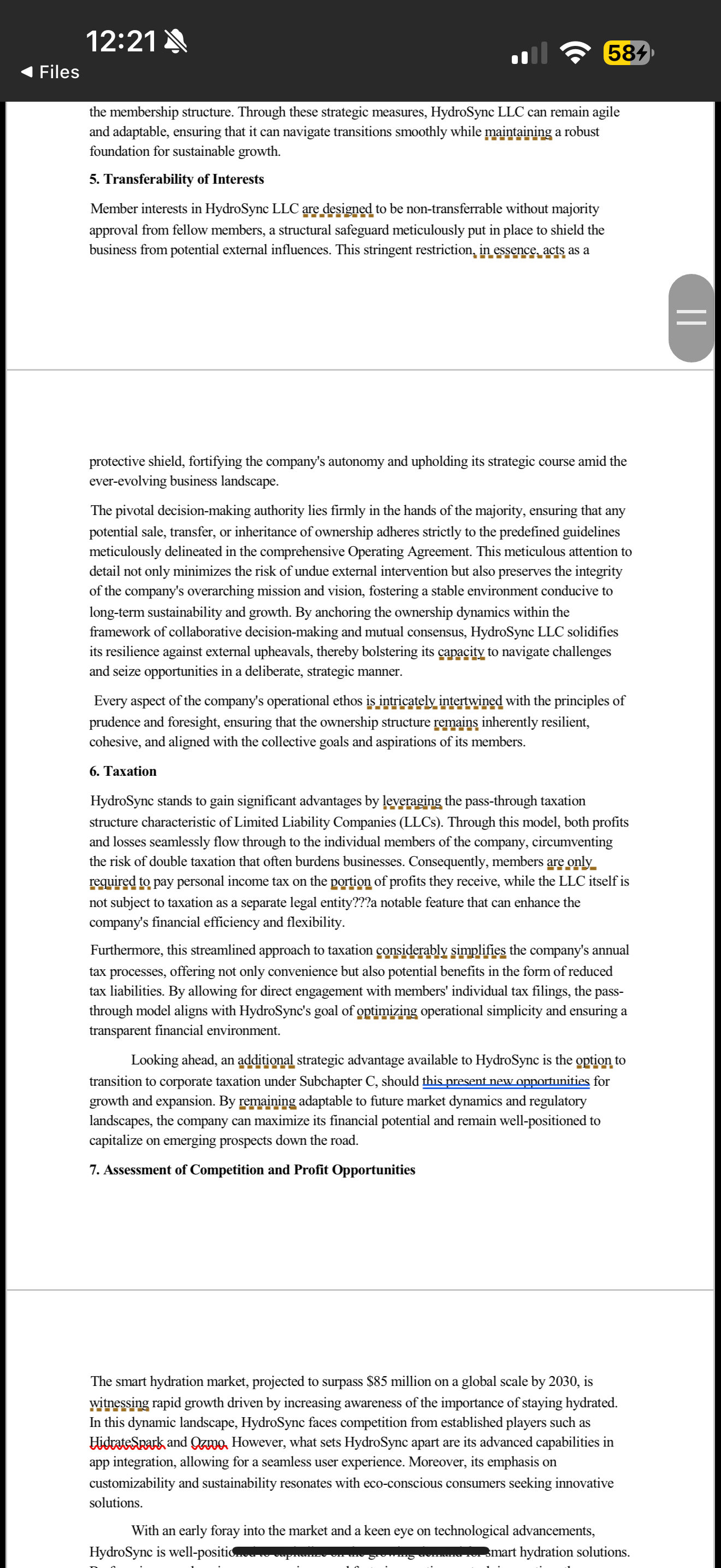 Deliver an 8 to 10 minute presentation with