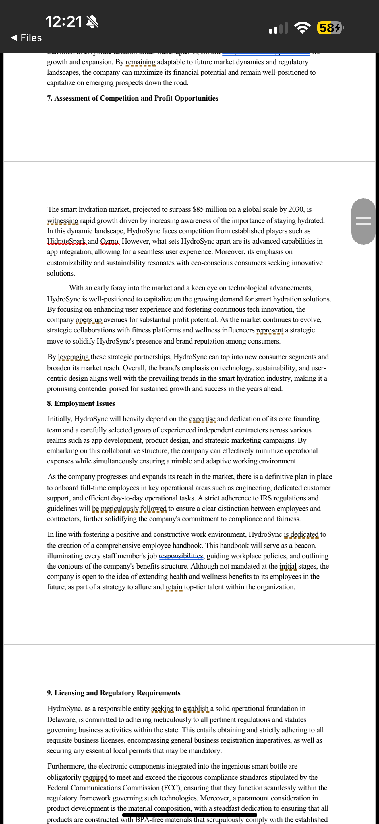 Deliver an 8 to 10 minute presentation with