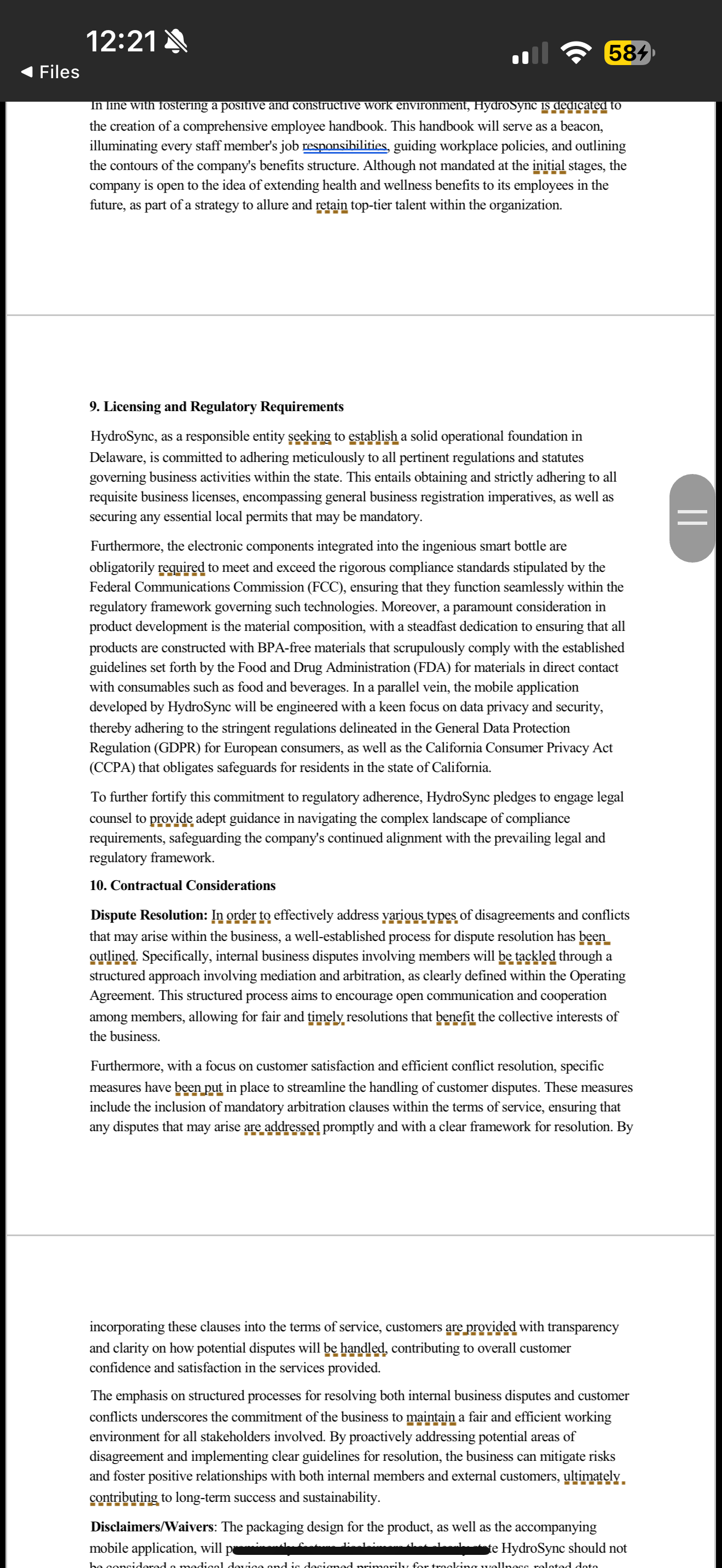 Deliver an 8 to 10 minute presentation with