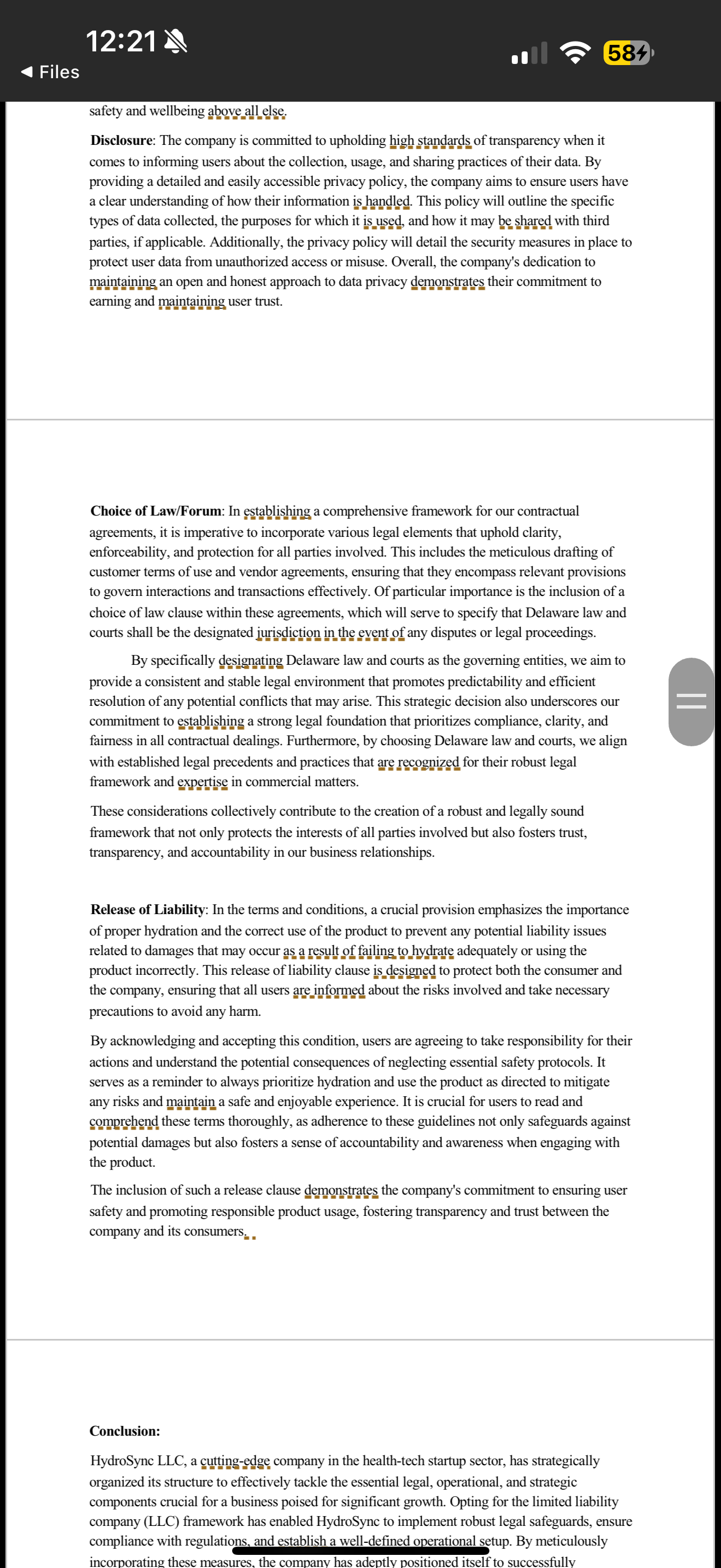 Deliver an 8 to 10 minute presentation with