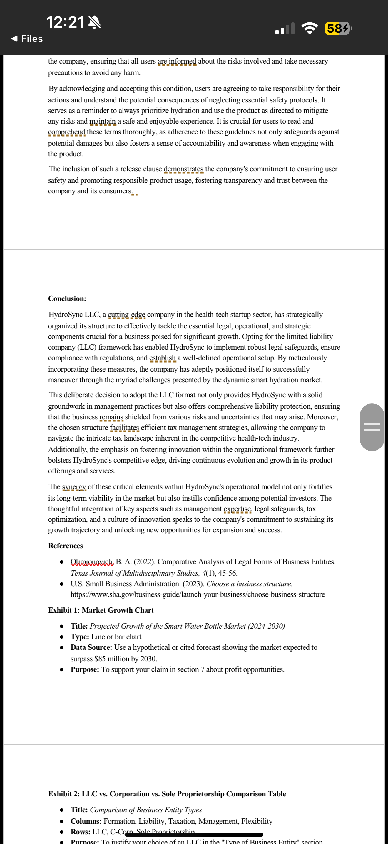 Deliver an 8 to 10 minute presentation with