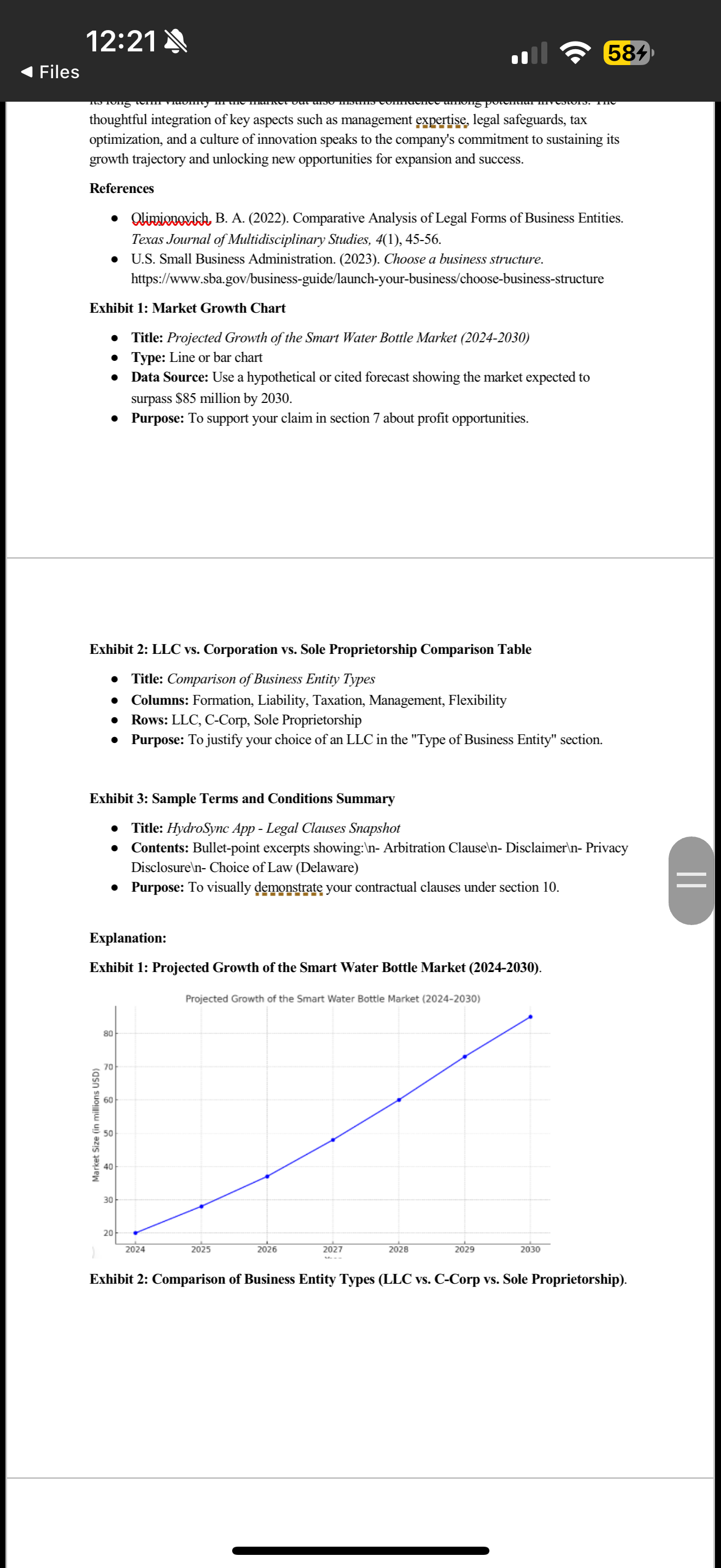 Deliver an 8 to 10 minute presentation with