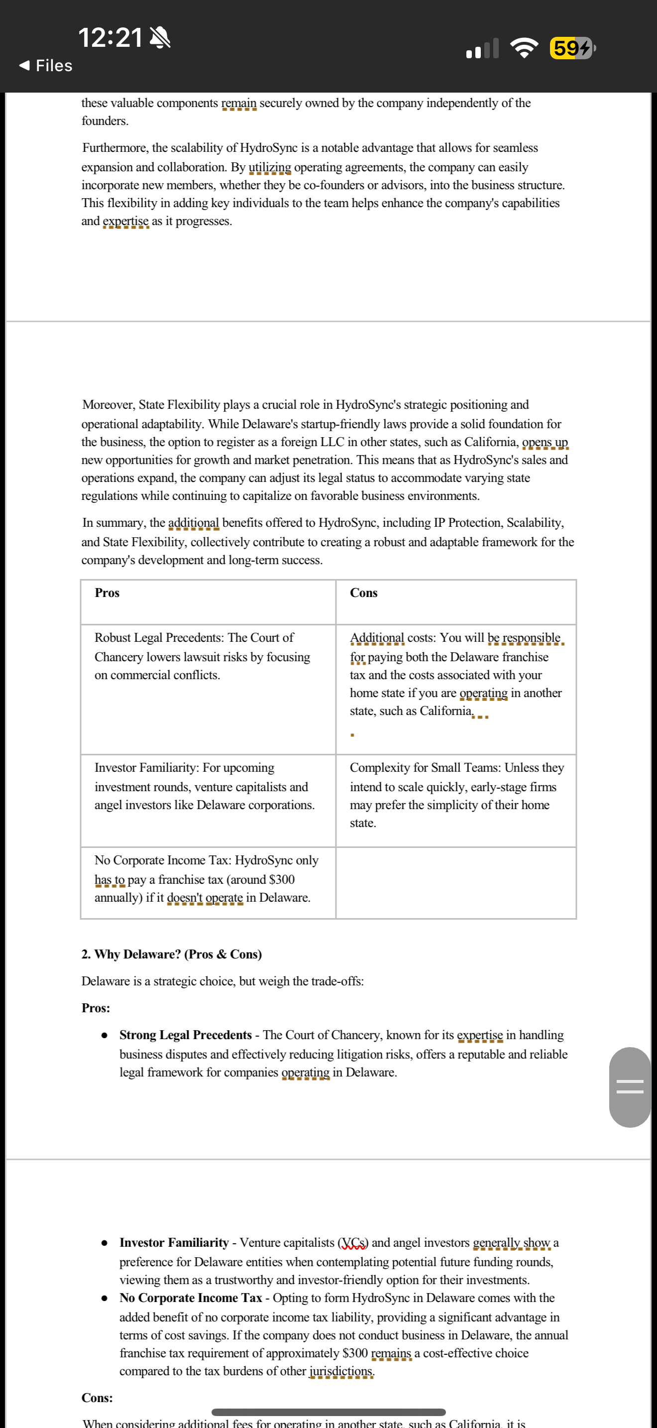 Deliver an 8 to 10 minute presentation with