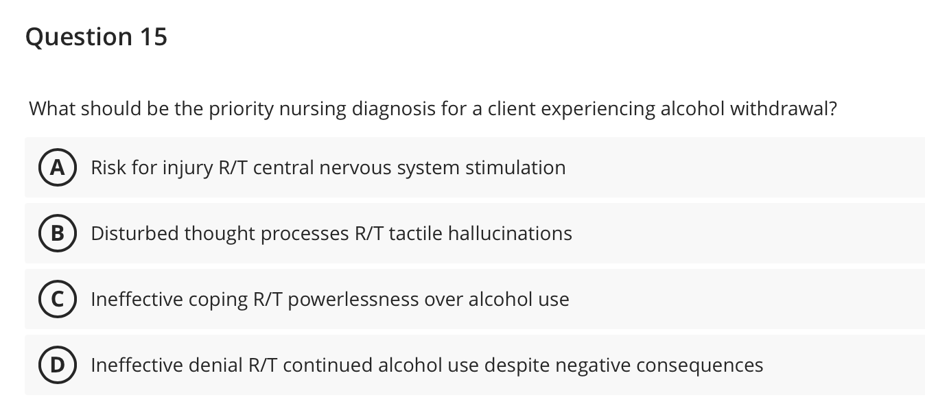SOLVE Question 15 What should be the priority