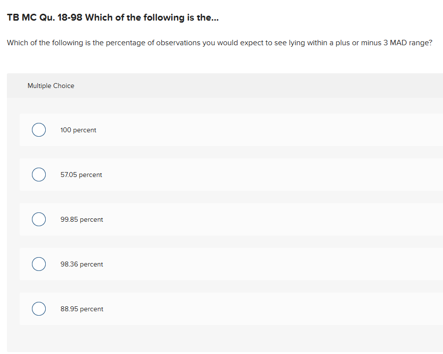 TB MC Qu. 18-98 Which of the following is the...