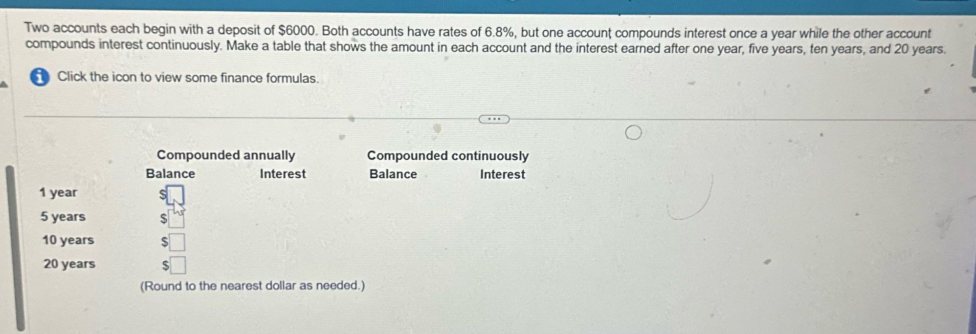 Answer both questions accurately Two accounts