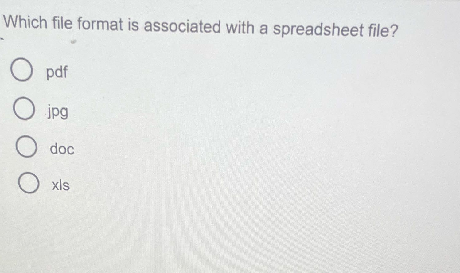 Which file format is associated with a